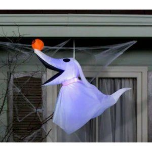 New! Disney 4.3ft Lighted The Nightmare Before Christmas Zero Inflatable